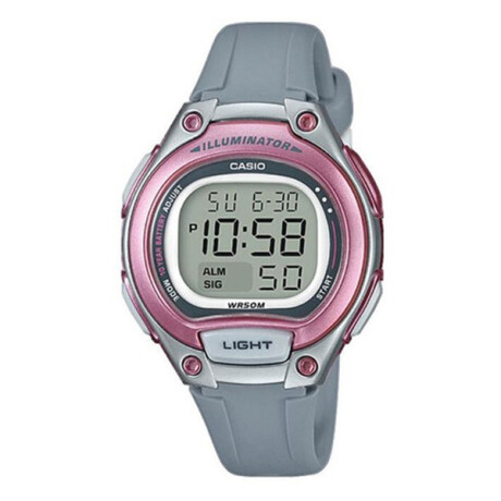 Reloj CASIO LW203-8AVDF Silicona Gris Esfera 34mm 0