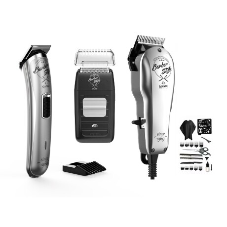 Combo Gama Italy Trimmer GT527 con Afeitadora y Corta Barba 001