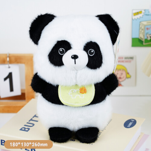 Peluche Panda Con Babero - Bib - 26cm Peluche Panda Con Babero - Bib - 26cm