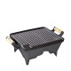 Brasero de hierro ranurado con mechero 38x24x13 cm Brasero de hierro ranurado con mechero 38x24x13 cm