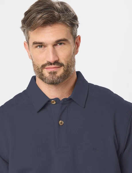 BUZO POLO DE FELPA Azul