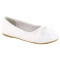 Ballerinas Infantiles Croco Kids con Puntera Blanco
