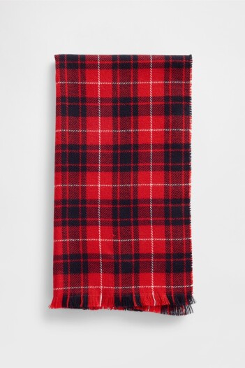 Bufanda Cozy Hombre Red Plaid