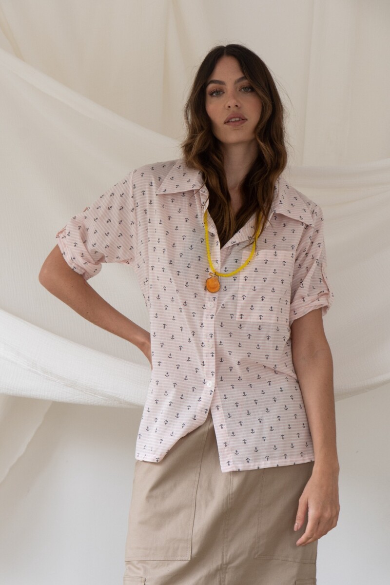 Ancla Shirt - Rosado 