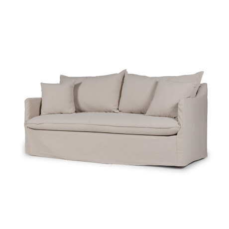 Sofá Snow con Funda - Tela Rústica - 2,5 cuerpos TD5263-1636 (Capuccino)
