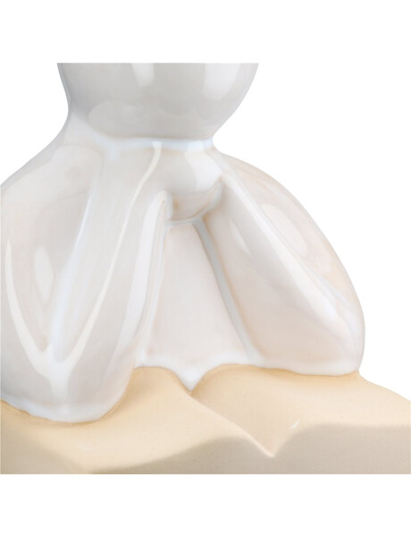 SUJETALIBROS HUMANO DE PORCELANA 10x11x15CM BEIGE SUJETALIBROS HUMANO DE PORCELANA 10x11x15CM BEIGE