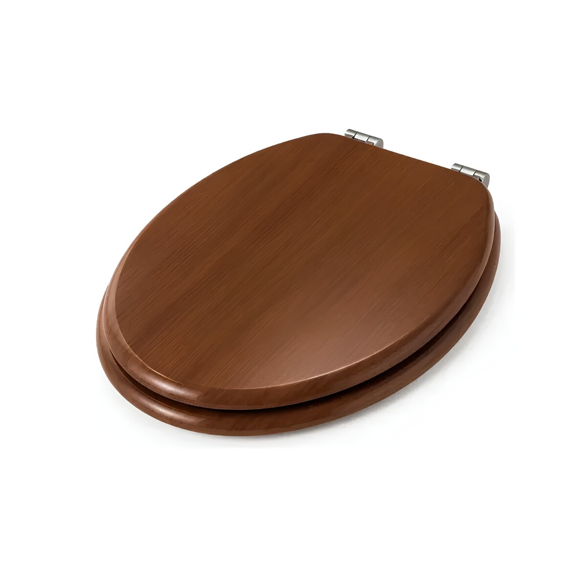 Tapa Para Inodoro Imitacion Madera Oscura 