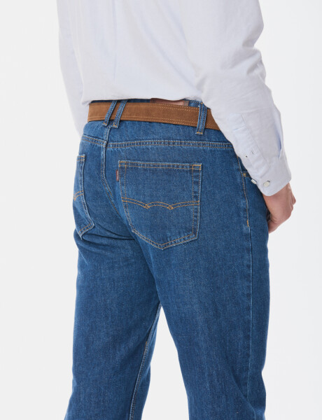 PANTALÓN DE JEAN CLÁSICO Azul