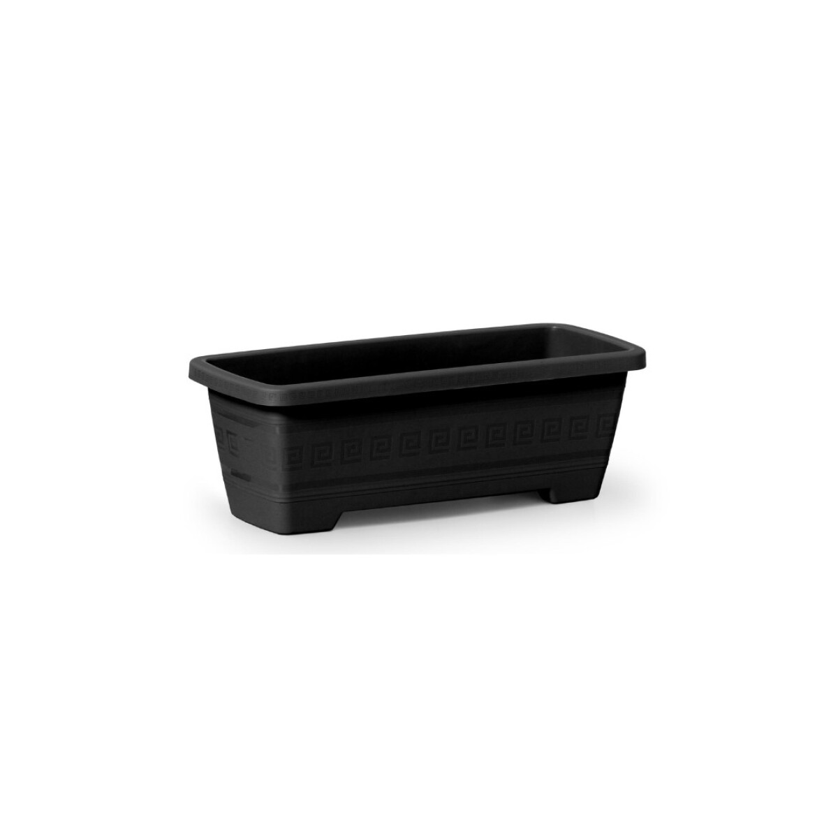 MACETA JARDINERA RECTANGULAR 17,5 LITROS - NEGRO 