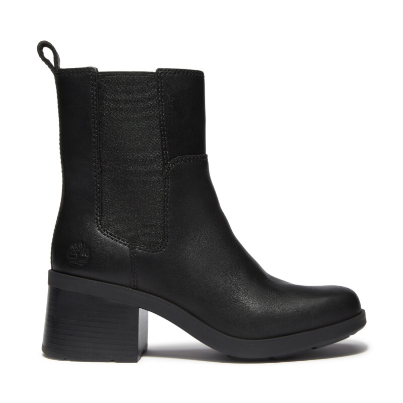 Botas Chelsea Bellevaux Mid Mujer Black Full Grain