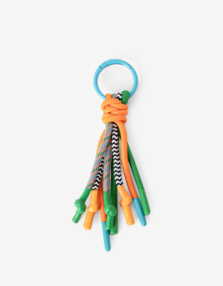 Llavero Cordón Llavero Y Bag Charm Mix De Cordones - Combinacion Multicolor
