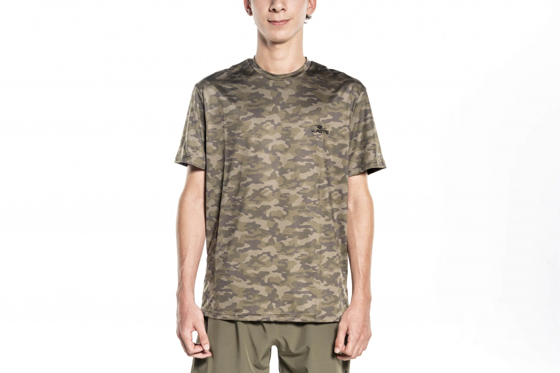 RAPID RUNNING T-SHIRT MEN CAMO BLUE - CAMO GREEN 