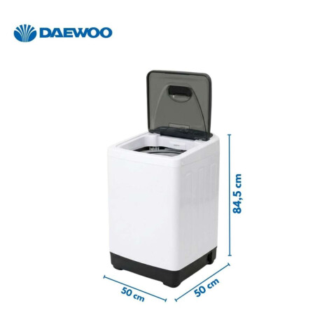 Lavarropas carga superior Daewoo Capacidad 5kg Color blanco