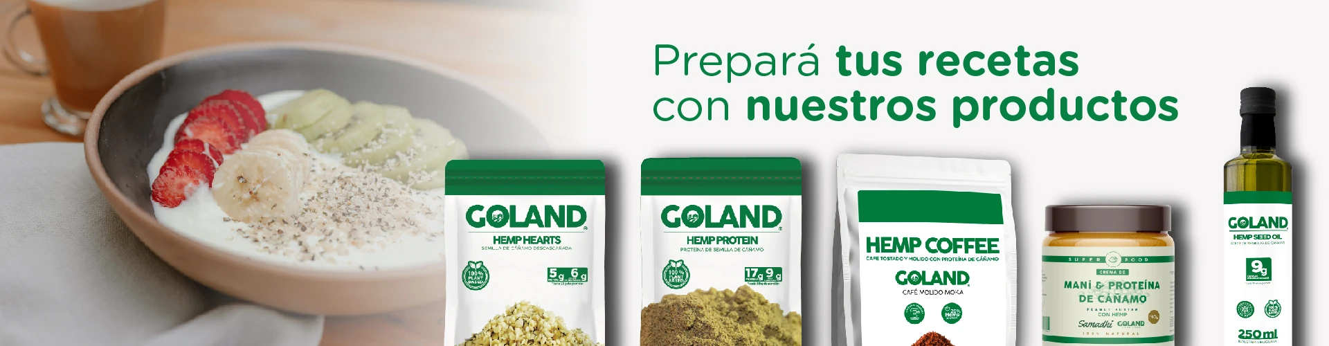 Prepará tus recetas con nuestros productos