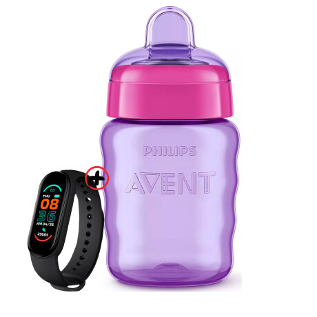 Vaso Para Bebés Antiderrame Philips Avent Easy Sip + Smartwatch Vaso Para Bebés Antiderrame Philips Avent Easy Sip + Smartwatch