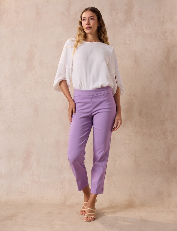 Pantalon Pull On LAVANDA