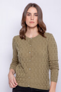 CARDIGAN ABEL Verde Seco