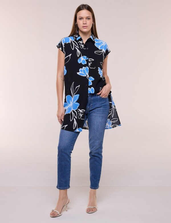 Tunica 2 Ways Printe NEGRO/MULTI
