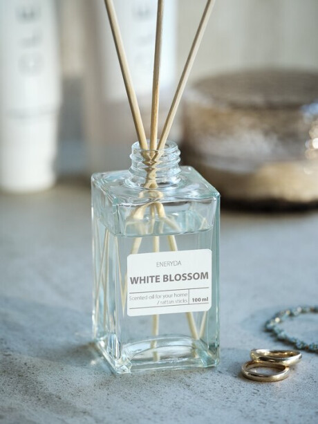 Difusor de varillas ENERYDA blanco flor 100m Difusor de varillas ENERYDA blanco flor 100m