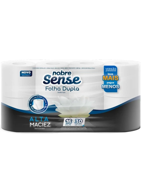 PAPEL HIGIENICO DOBLE HOJA 30 MT, 16 ROLLOS PAPEL HIGIENICO DOBLE HOJA 30 MT, 16 ROLLOS