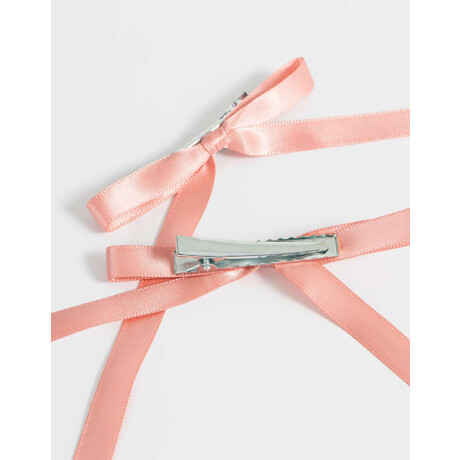 Set De Piquitos Con Moño Rosa Claro