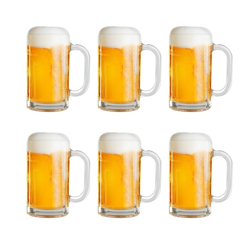 Jarra Cerveza Monaco 380ml TRANSPARENTE