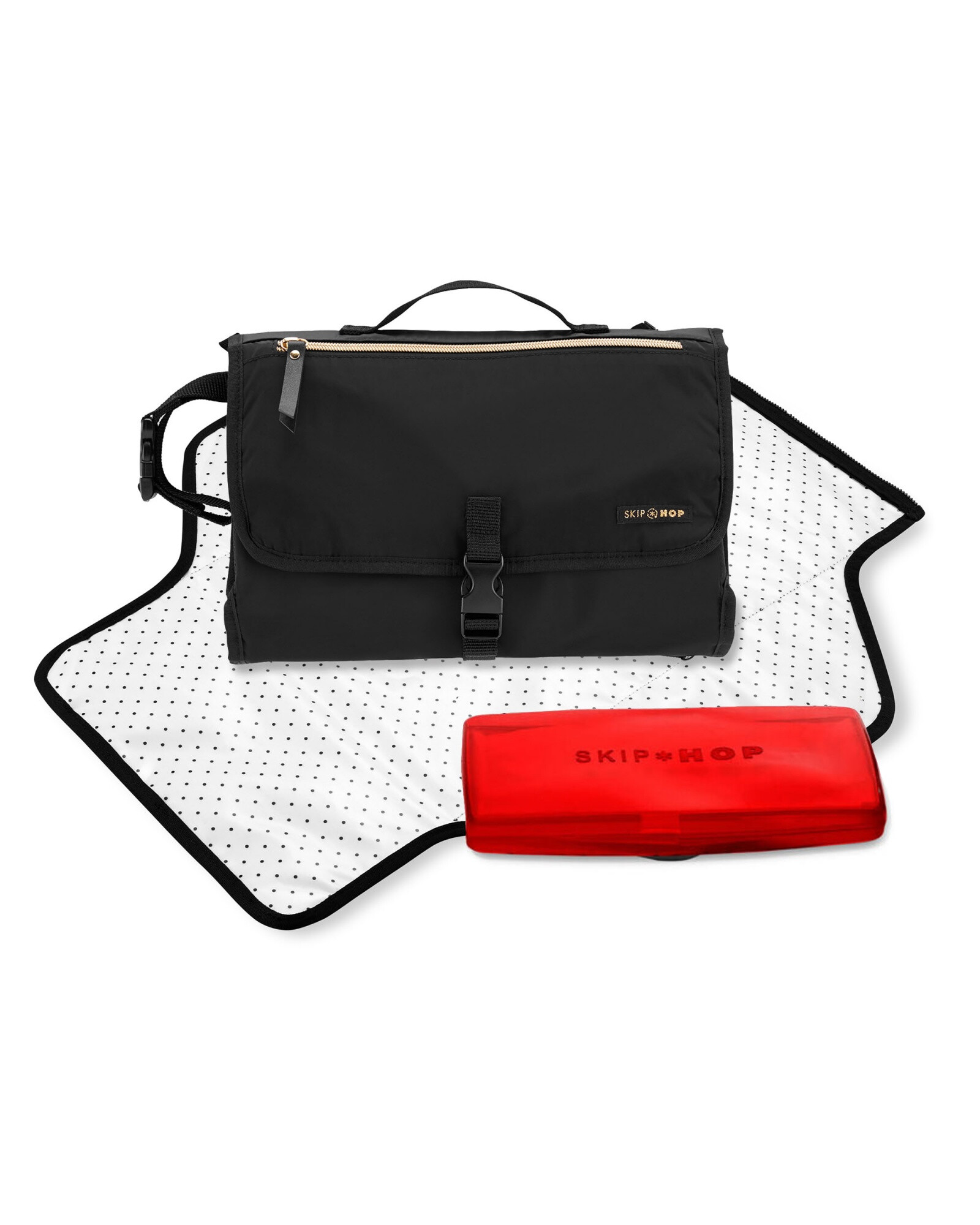 Cambiador portátil Envi Luxe, negro Cambiador portátil Envi Luxe, negro