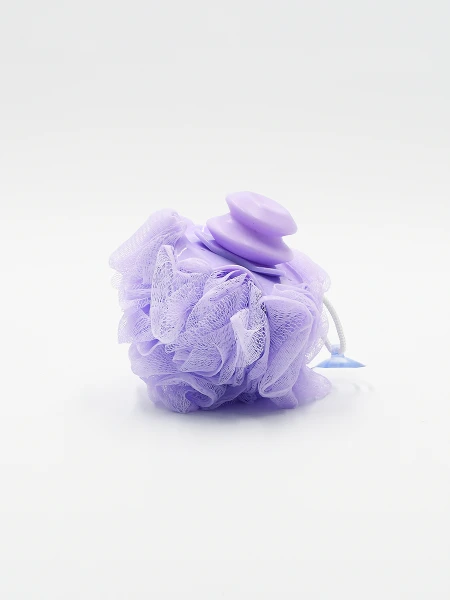 ESPONJA CON DISPENSADOR DE JABON LILA