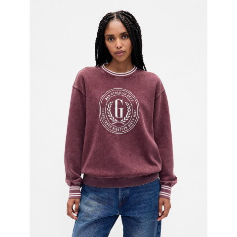 TUNIC LOGO PULLOVER TUSCAN RED WASH