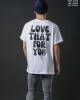 Remera Love That For You Oversize BLANCO