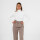 PANTALÓN CON CINTO Y HEBILLA FORRADA KHAKI