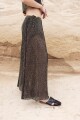 PANTALÓN WIDE HOLE Negro
