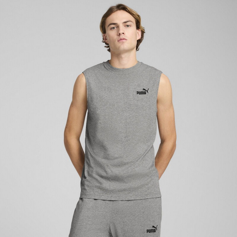 Musculosa PUMA ESS Sleeveless Tee de Hombre - 682626 03 Gris