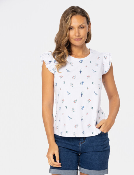 REMERA ESTAMPADA Blanco