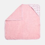 Toalla con Capucha 80x80 Selva Rosa