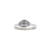 Anillo Cuadrado-Plata 950-Piedra Zirconia rosa-AN4080 conpiedra
