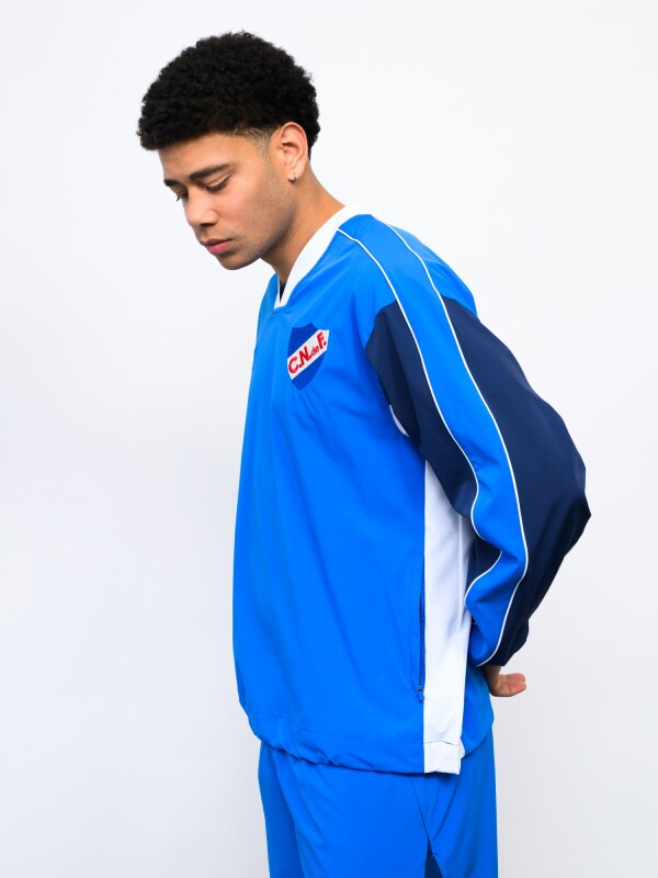 BUZO ANKOR Nacional Hombre Azul Royal, Azul Marino, Blanco