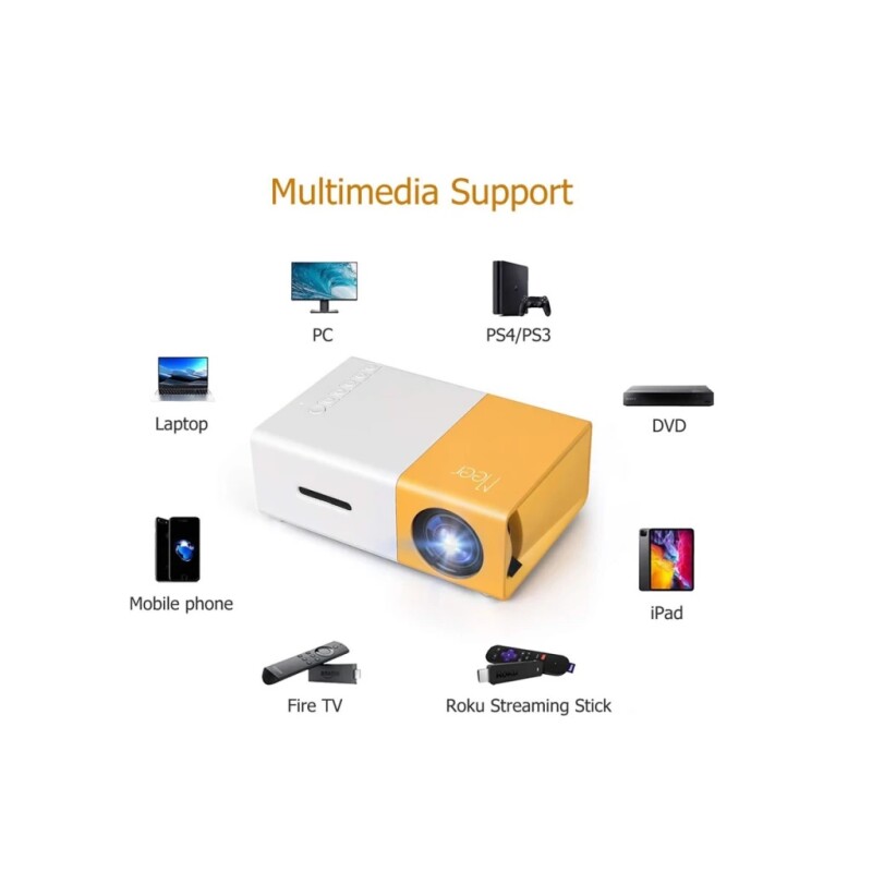 MINI PROYECTOR HD LED YG300 MINI PROYECTOR HD LED YG300