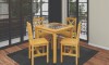 Juego de Comedor 4 Sillas Arezzo Madera Maciza Juego de Comedor 4 Sillas Arezzo Madera Maciza