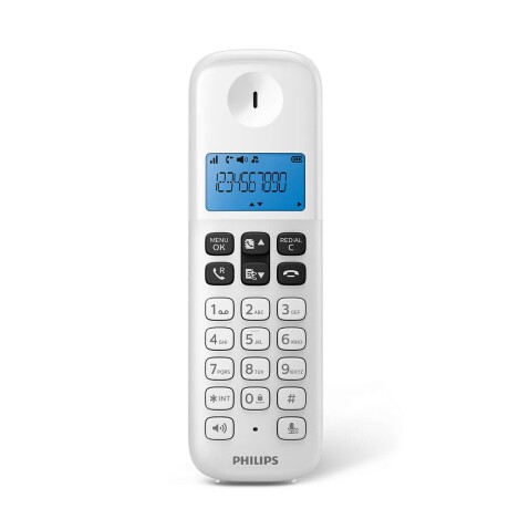 Telefono Philips Inalambrico Blanco D1311W/77 BLANCO