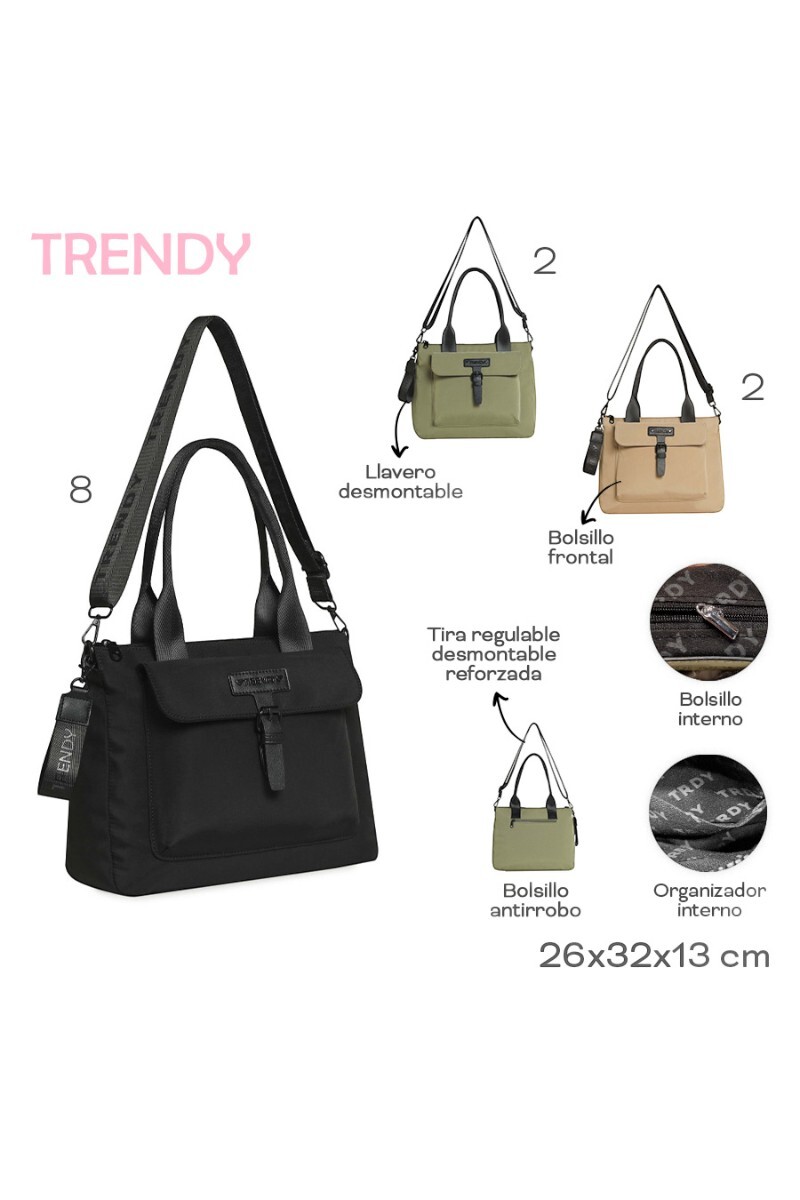Bolso Trendy Negro