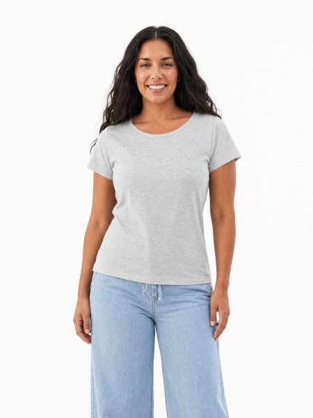 REMERA NALE GRIS MELANGE C