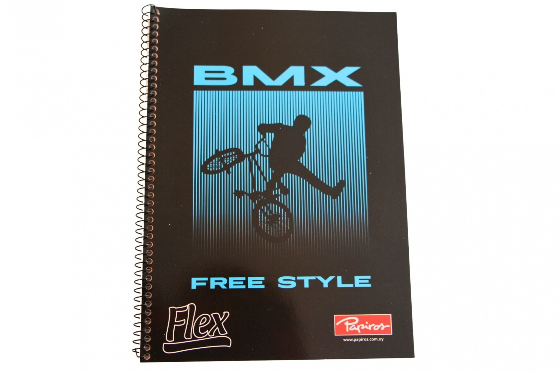 CUADERNOLA PAPIROS FLEX 70 HOJAS RAYADO - TAPA BMX 