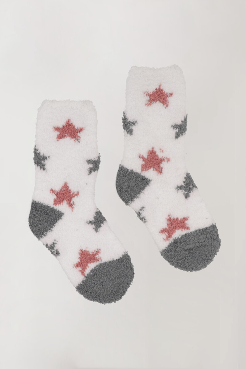 MEDIAS CHENILLE CON DISEÑO INFANTIL - DISENO 11 