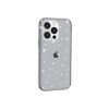 Protector rígido iPhone 14 Pro Max transparente gris con brillos Protector Rígido Iphone 14 Pro Max Transparente Gris Con Brillos