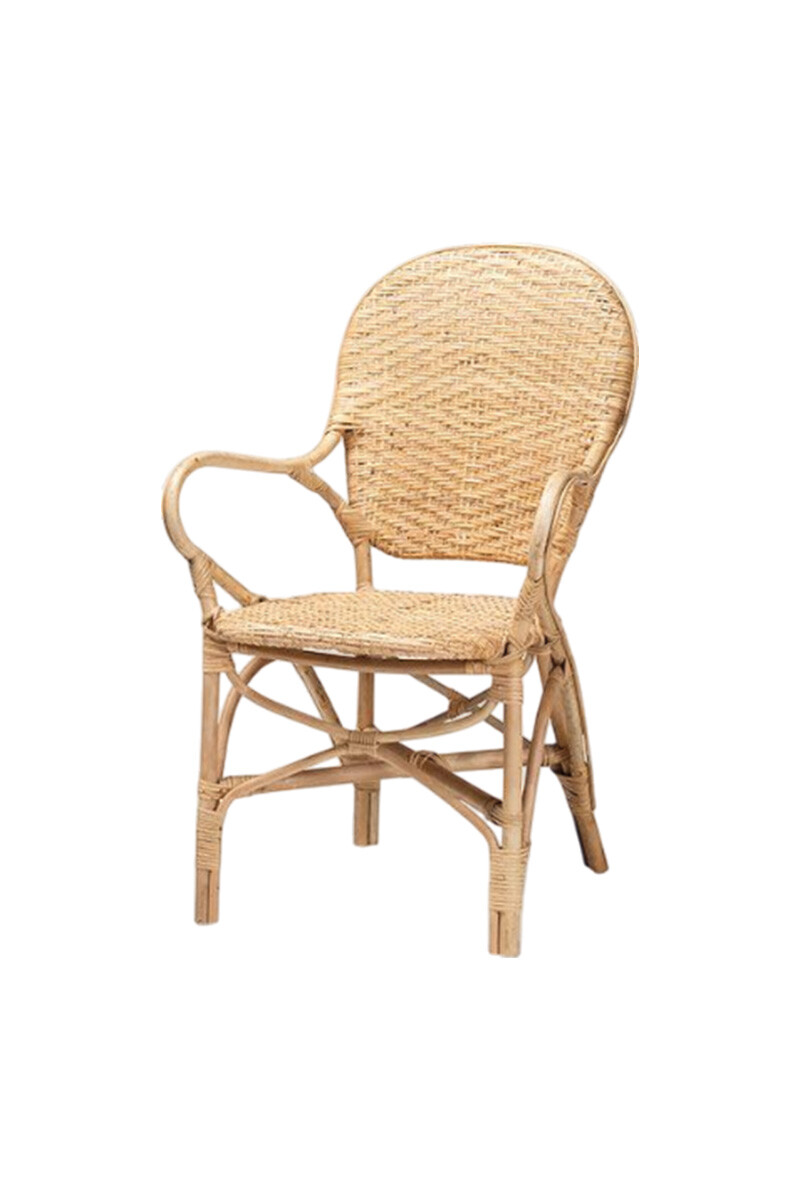 BISTRO SILLA BISTRO RATTAN NATURAL C/BRAZOS 46X51X89H