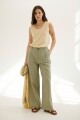 TOP TEJIDO LINO BEIGE