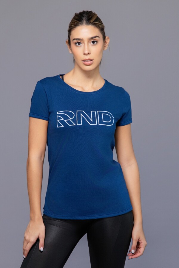 Remera de Algodón. AZUL MARINO