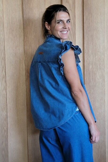 Chaleco Coco Denim Azul