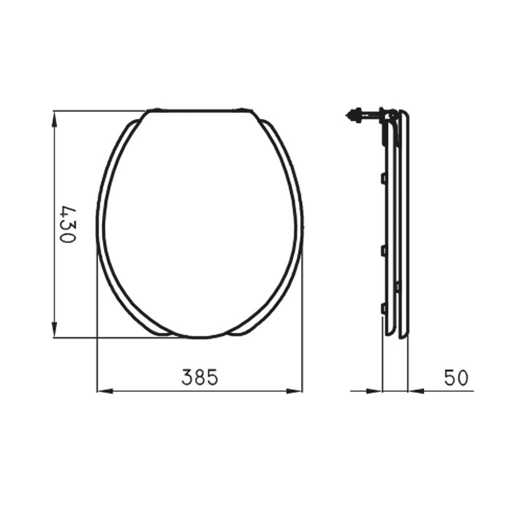 TAPA PARA INODORO MODELO ESPACIO PARA DISCAPACITADOS MDF COLOR BLANCA Tapa Para Inodoro Modelo Espacio Para Discapacitados Mdf Color Blanca